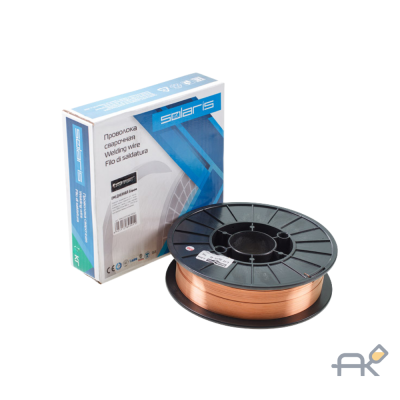 Проволока сварочная ER 70S-6 ф 0.8 SOLARIS (катушка 5 кг)